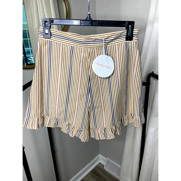 See By Chloe Multicolor Striped Short size US 2 - Picture 3 of 7